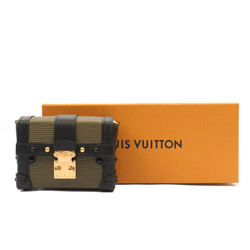 Picture of Louis Vuitton Mini Bag Petite Malle Chain in Green, Epi Leather
