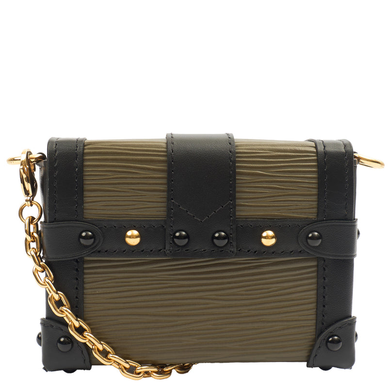 Picture of Louis Vuitton Mini Bag Petite Malle Chain in Green, Epi Leather