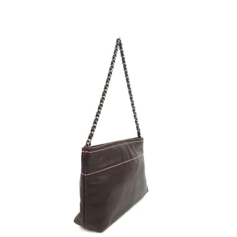 Picture of Chanel Mini Bag Vintage Shoulder Bag in Purple, Lambskin Leather