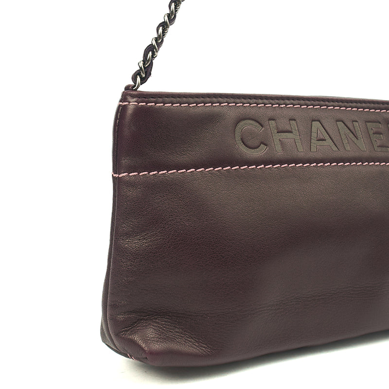 Picture of Chanel Mini Bag Vintage Shoulder Bag in Purple, Lambskin Leather