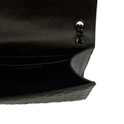 Picture of Saint Laurent Shoulder Bag Envelope - Medium in Black, Leather