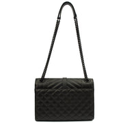 Picture of Saint Laurent Shoulder Bag Envelope - Medium in Black, Leather