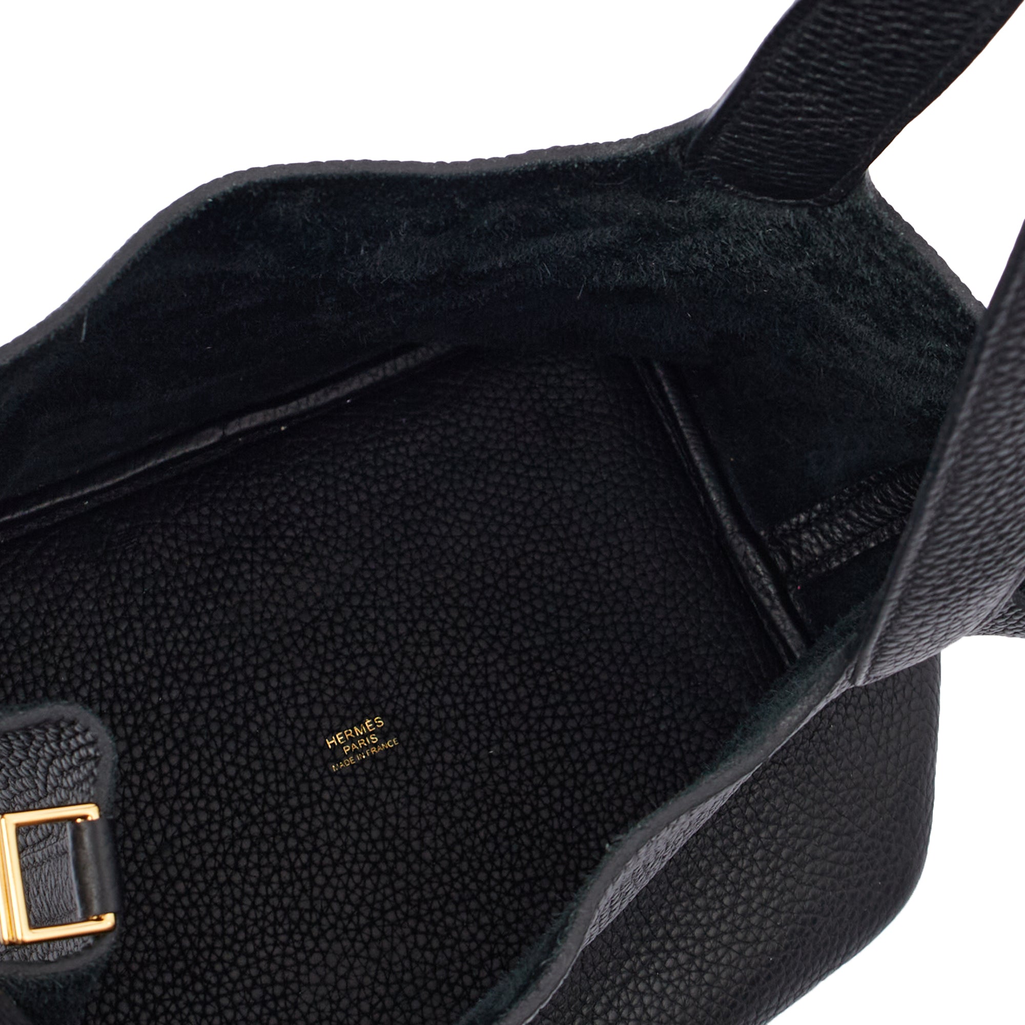 美品✨Dr.Martin HURSTON Hermes Tote Picotin 22 in Black, Clemence Leather | The Handbag Clinic