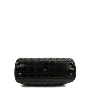 Picture of Christian Dior Tote Soft Cannage Shopper in Black, Patent Leather