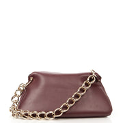 Picture of Chloe Shoulder Bag Juana Chain Bag in Plum Purple, Calfskin Leather