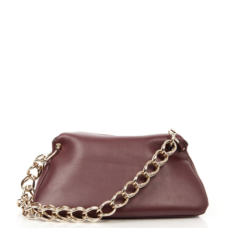 Picture of Chloe Shoulder Bag Juana Chain Bag in Plum Purple, Calfskin Leather