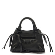Picture of Balenciaga Cross Body Neo Classic- Nano in Black, Veau (Calfskin)