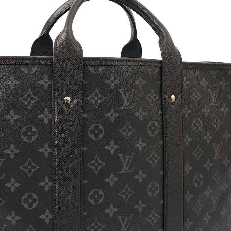Picture of Louis Vuitton Tote Sac Plat 24H Tote in Monogram Eclipse, Canvas