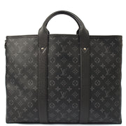 Picture of Louis Vuitton Tote Sac Plat 24H Tote in Monogram Eclipse, Canvas