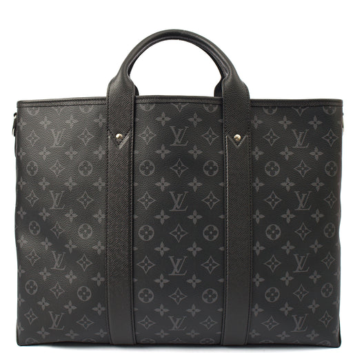 Picture of Louis Vuitton Tote Sac Plat 24H Tote in Monogram Eclipse, Canvas