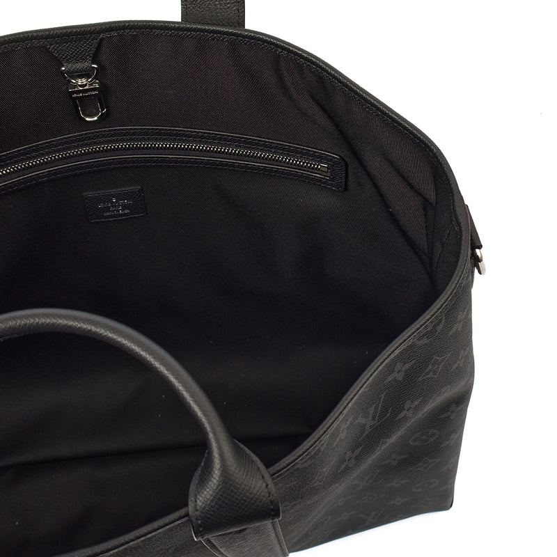 Picture of Louis Vuitton Tote Sac Plat 24H Tote in Monogram Eclipse, Canvas