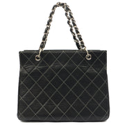 Picture of Chanel Tote Tote in Black, Leather