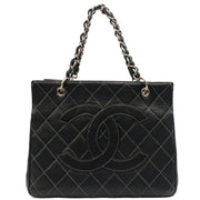 Picture of Chanel Tote Tote in Black, Leather