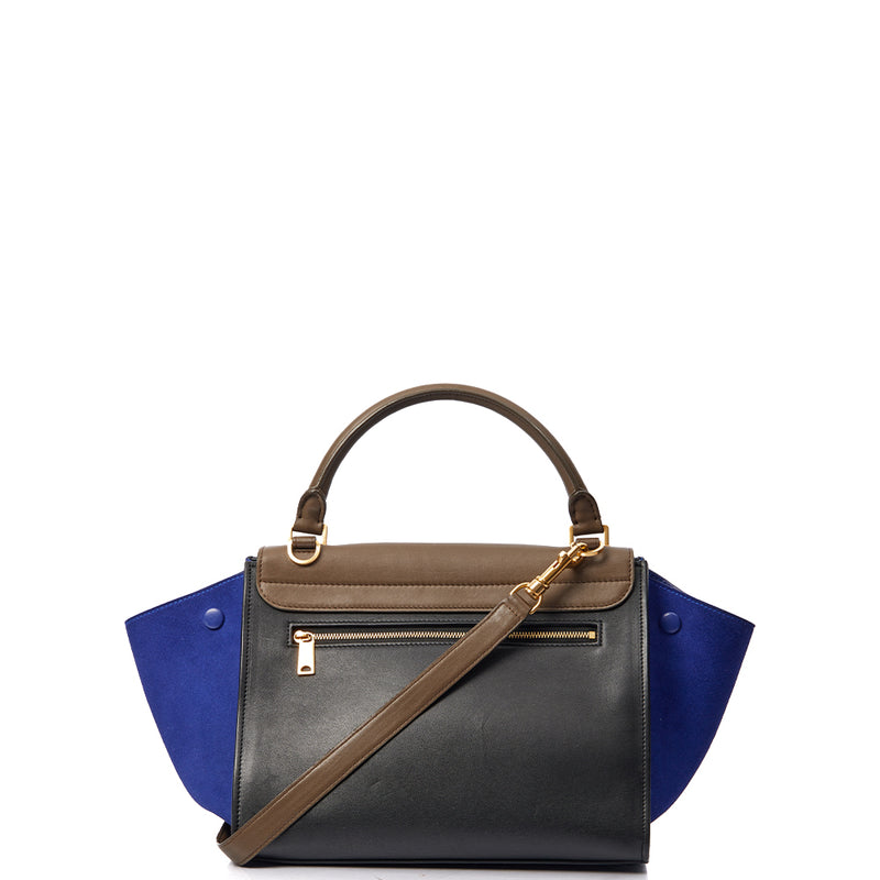 Picture of Celine Top Handle Trapeze - Small in Multi, Leather