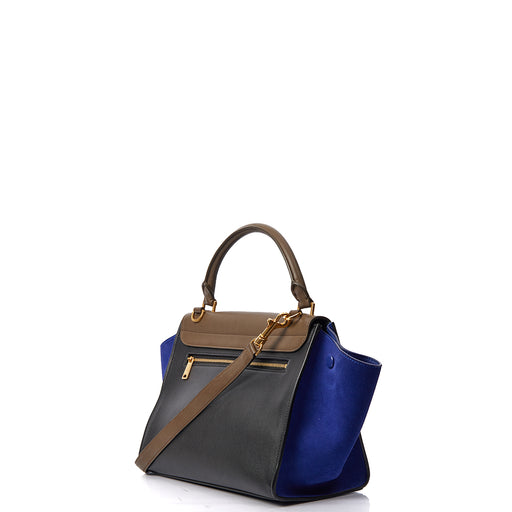 Picture of Celine Top Handle Trapeze - Small in Multi, Leather