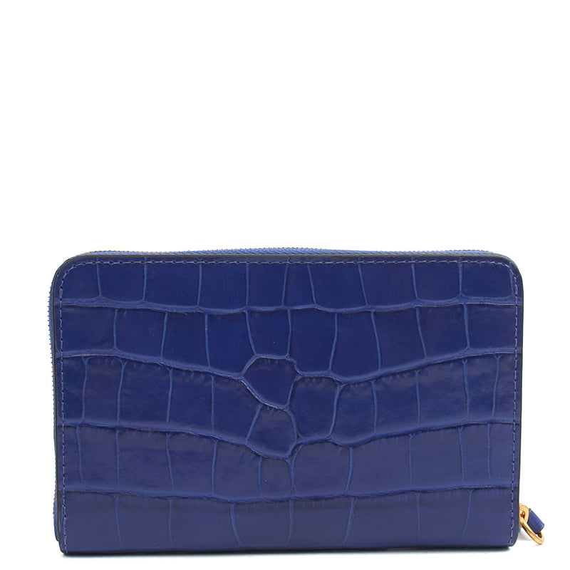 Picture of Mulberry Wallet Wallet in Blue, Exotic Effect Leather