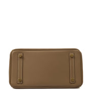 Picture of Hermes Tote Birkin 25 in Etoupe, Swift (Gulli35) Leather