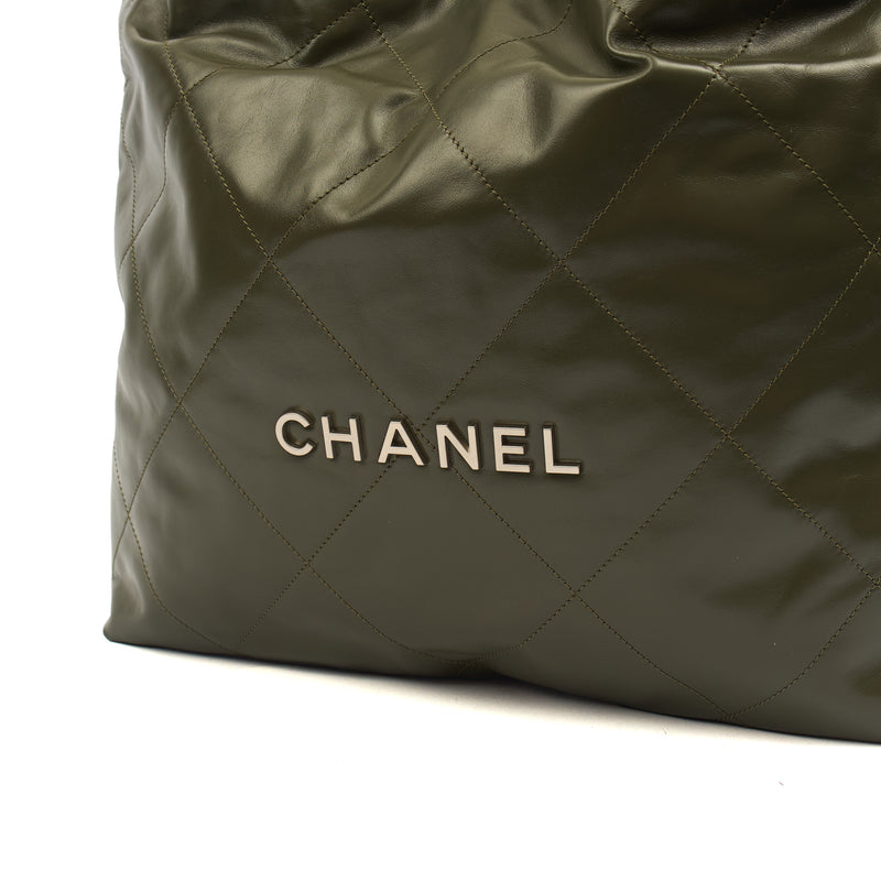Picture of Chanel Shoulder Bag Chanel 22 in Green, Calfskin Leather
