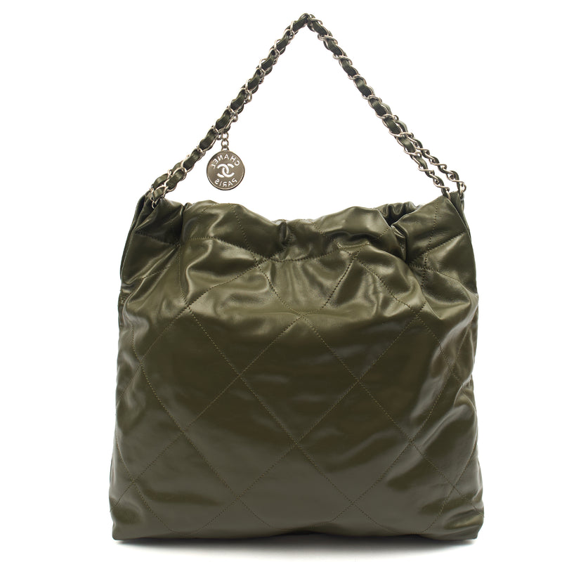 Picture of Chanel Shoulder Bag Chanel 22 in Green, Calfskin Leather