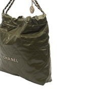 Picture of Chanel Shoulder Bag Chanel 22 in Green, Calfskin Leather