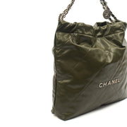 Picture of Chanel Shoulder Bag Chanel 22 in Green, Calfskin Leather
