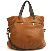 Picture of Mulberry Tote Mitzy Tote in Oak, Calfskin Leather