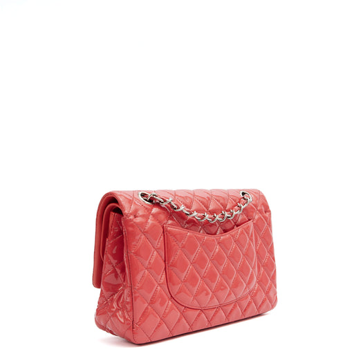 Picture of Chanel Shoulder Bag Classic Double Flap - Medium in Pink, Patent Leather