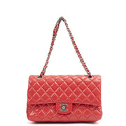 Picture of Chanel Shoulder Bag Classic Double Flap - Medium in Pink, Patent Leather