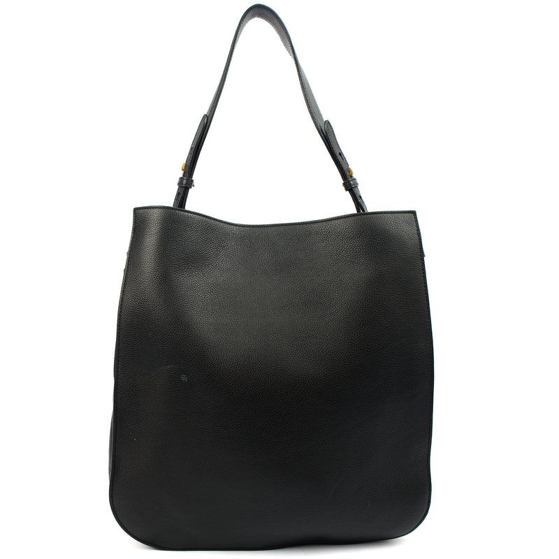 Picture of Mulberry Tote Amberley Hobo in Black, Calfskin Leather