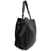 Picture of Mulberry Tote Amberley Hobo in Black, Calfskin Leather