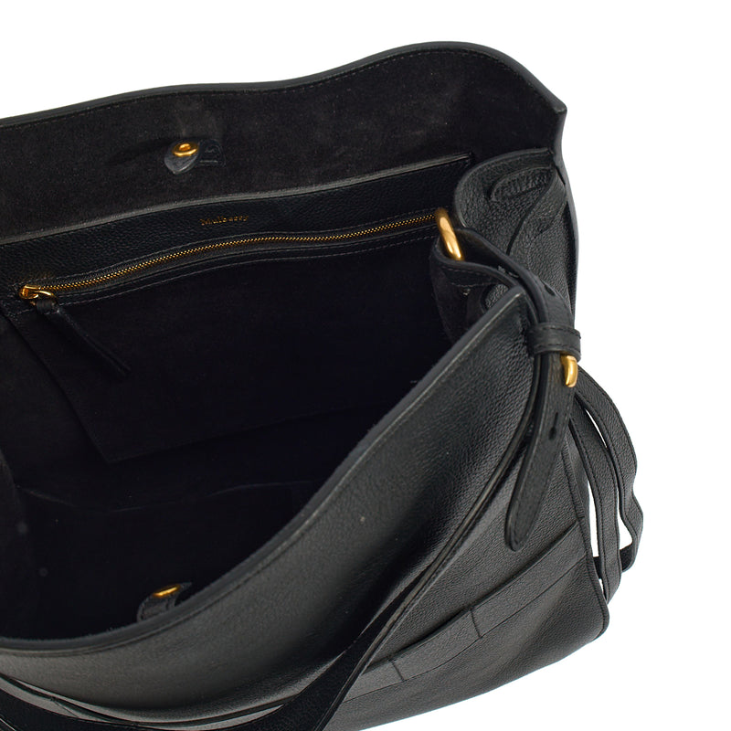 Picture of Mulberry Tote Amberley Hobo in Black, Calfskin Leather