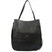 Picture of Mulberry Tote Amberley Hobo in Black, Calfskin Leather