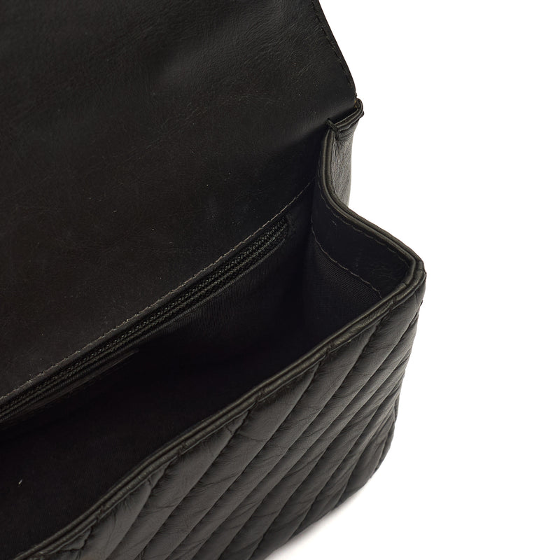 Picture of Chanel Top Handle Coco Top Handle in Black, Crinkled Calfskin Leather