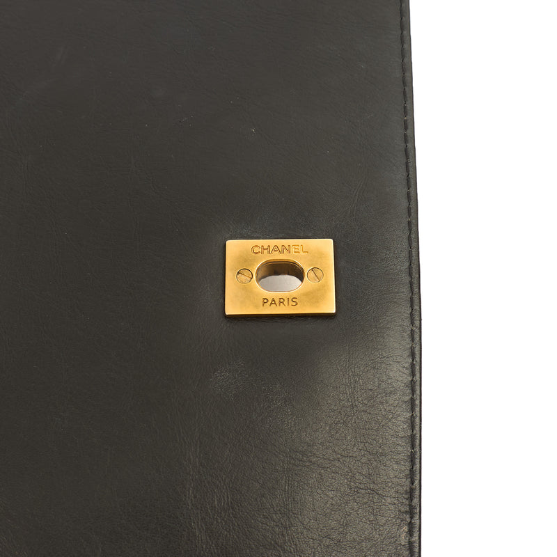 Picture of Chanel Top Handle Coco Top Handle in Black, Crinkled Calfskin Leather