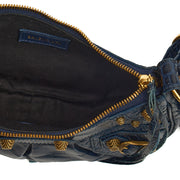 Picture of Balenciaga Shoulder Bag Le Cagole XS in Navy, Exotic Effect Leather