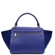 Picture of Celine Cross Body Trapeze - Small in Blue, Leather