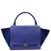 Picture of Celine Cross Body Trapeze - Small in Blue, Leather