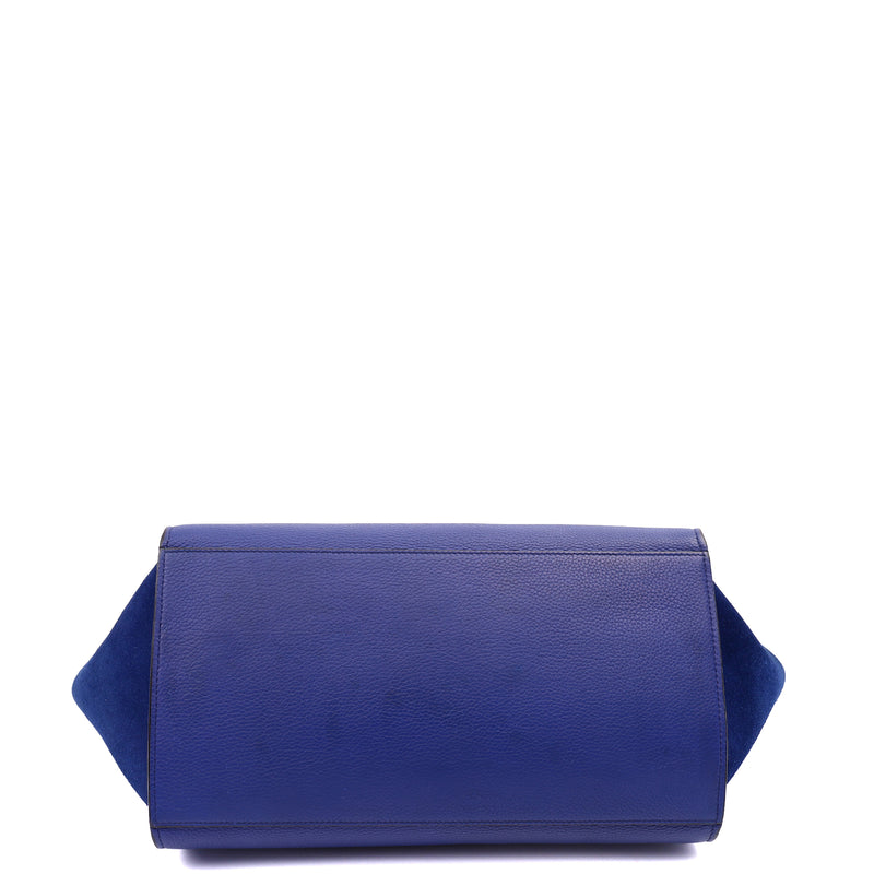 Picture of Celine Cross Body Trapeze - Small in Blue, Leather