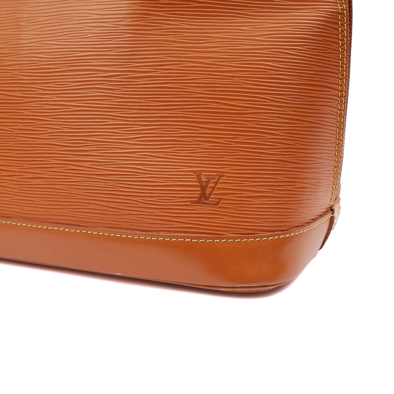 Picture of Louis Vuitton Top Handle Alma MM in Brown, Epi Leather
