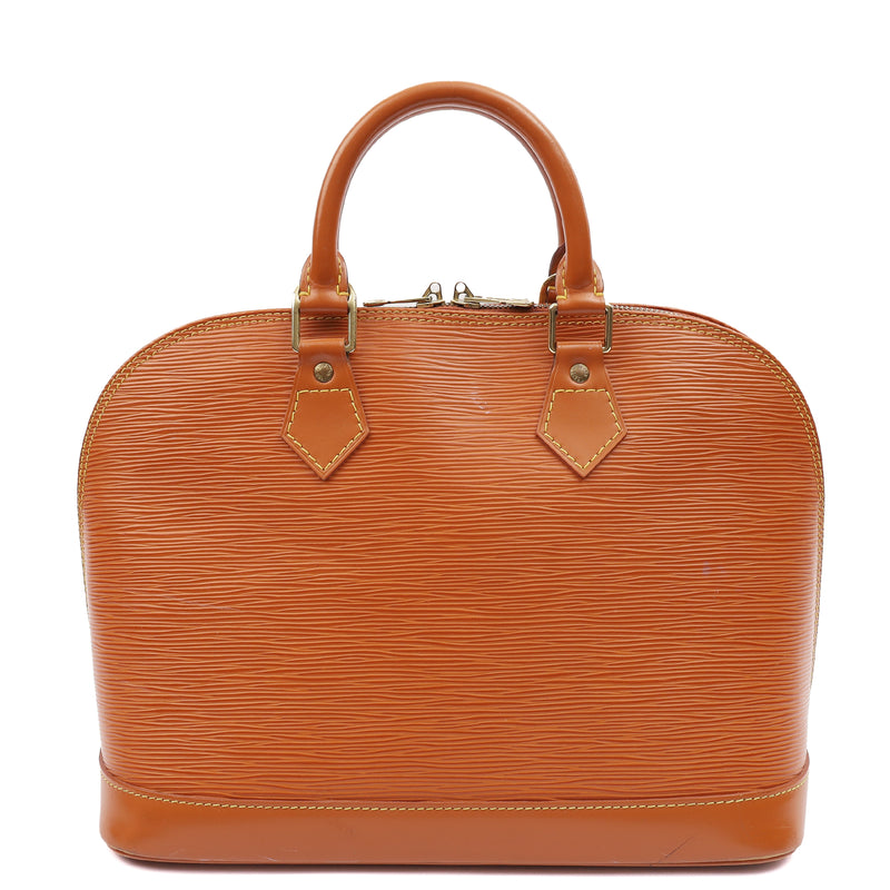 Picture of Louis Vuitton Top Handle Alma MM in Brown, Epi Leather