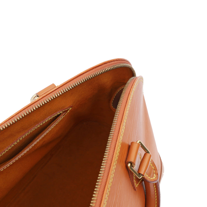 Picture of Louis Vuitton Top Handle Alma MM in Brown, Epi Leather