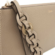 Picture of Chloe Clutch Clutch in Grey, Calfskin Leather