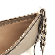 Picture of Chloe Clutch Clutch in Grey, Calfskin Leather