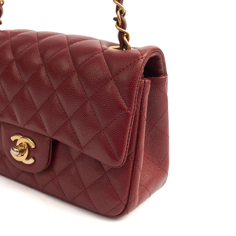 Picture of Chanel Mini Bag Classic - Mini (Rectangular) in Red, Caviar Leather
