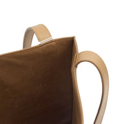 Picture of The Row Tote Flat Leather Tote in Brown, Leather