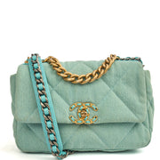 Picture of Chanel Cross Body Chanel 19 in Blue, Canvas