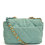 Picture of Chanel Cross Body Chanel 19 in Blue, Canvas