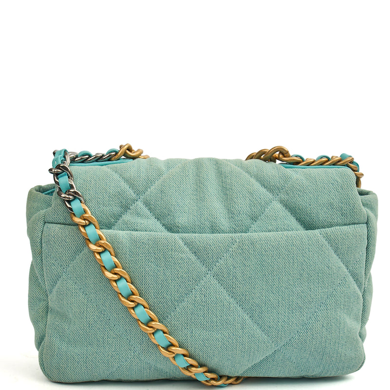 Picture of Chanel Cross Body Chanel 19 in Blue, Canvas