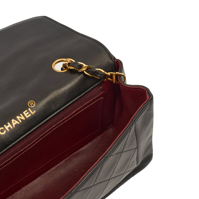 Picture of Chanel Cross Body Diana - Small in Black, Lambskin Leather