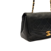 Picture of Chanel Cross Body Diana - Small in Black, Lambskin Leather